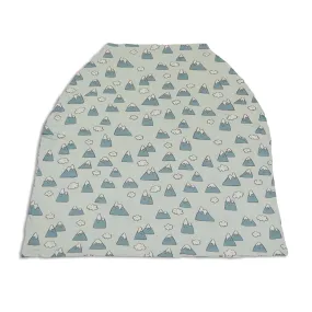 Bamboo Baby Cover & Nursing Poncho (Snowy Rockies Print)