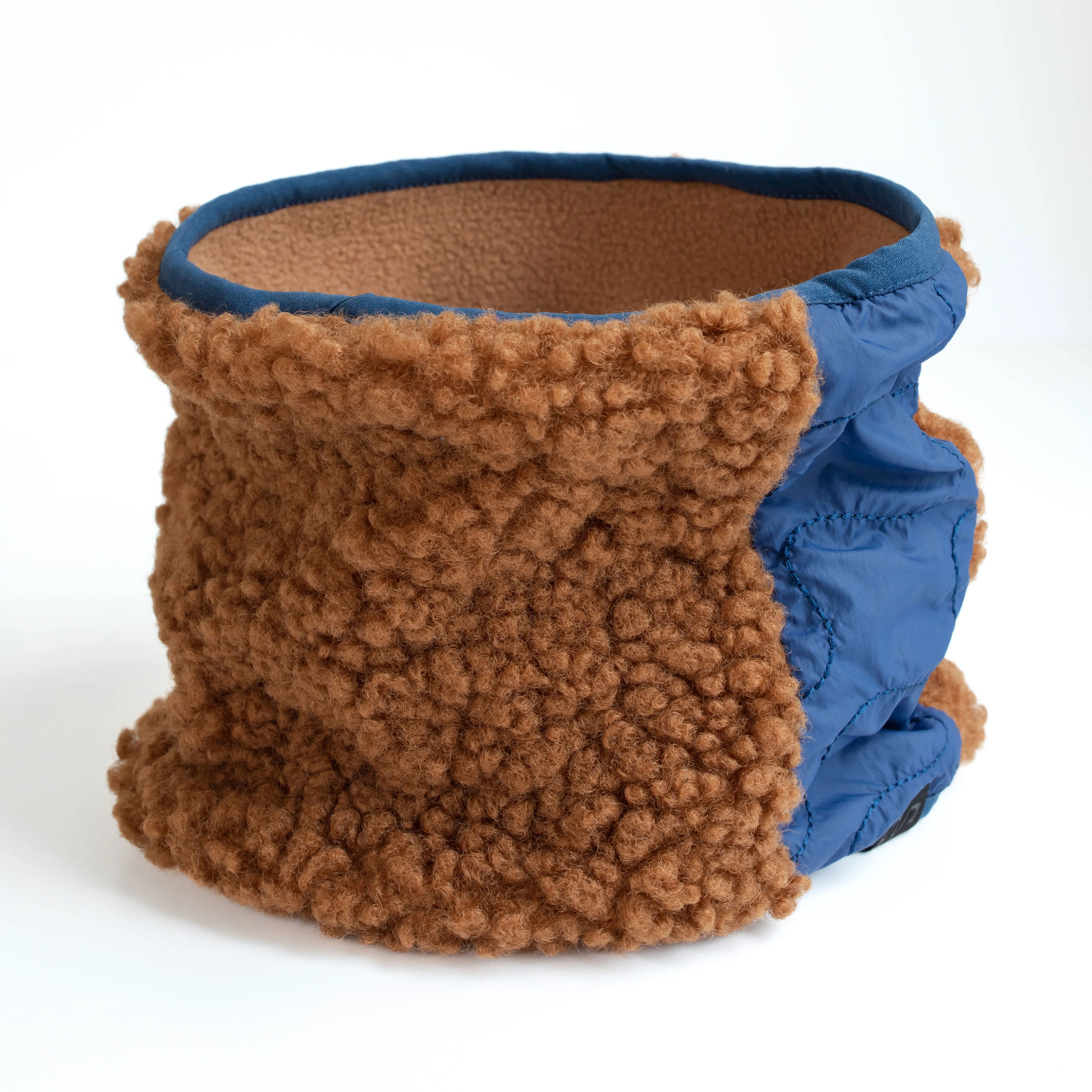 Boy's Camel Sherpa Neck Warmer