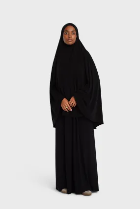 Breathable Khimaar | Light Black