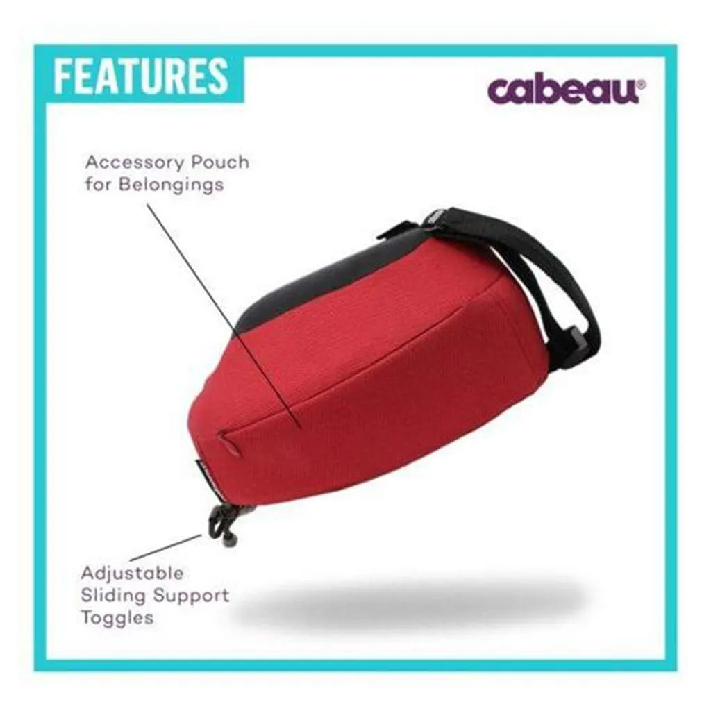 Cabeau Evolution® S3 Memory Foam Neck Travel Pillow Red