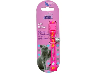 Cat face pattern cat collar