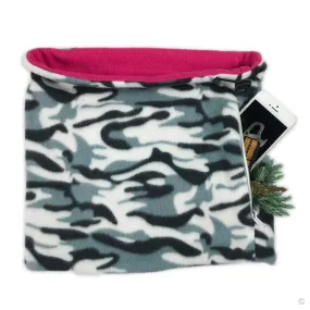 Convertible Neck Gaiter with Pocket™ | Camo Pink