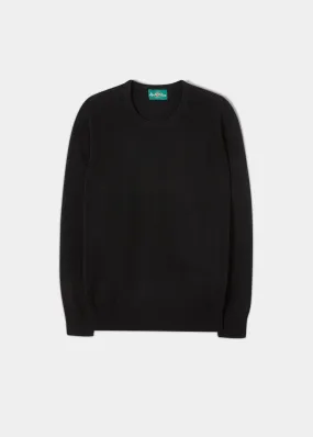 Dorset Men's Lambswool Jumper in Black - Classic Fit