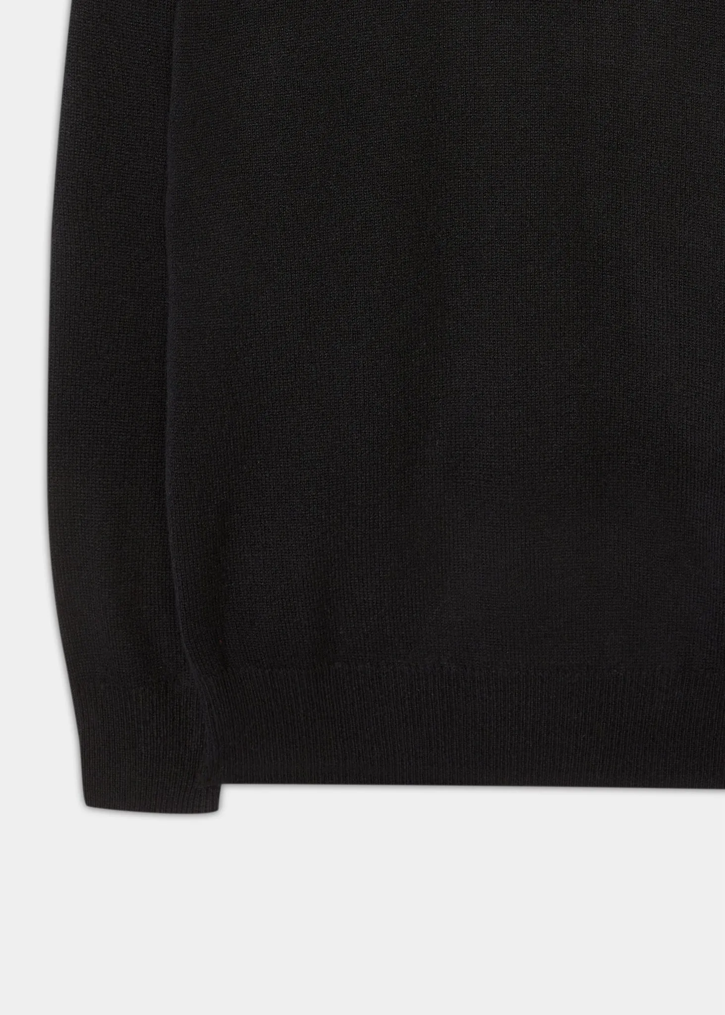 Dorset Men's Lambswool Jumper in Black - Classic Fit