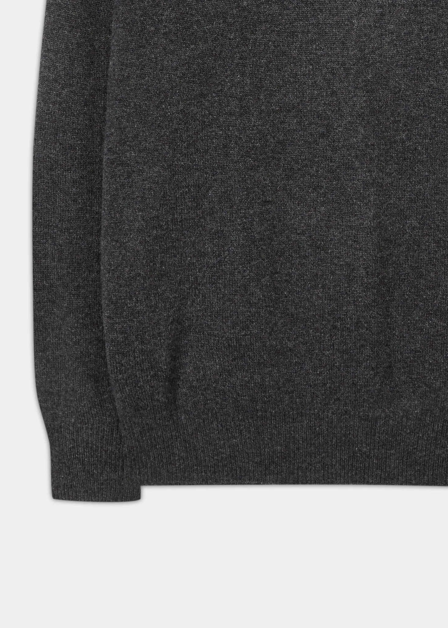 Dorset Men's Lambswool Jumper in Charcoal - Classic Fit