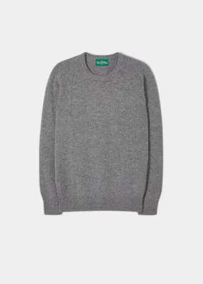 Dorset Men's Lambswool Jumper in Grey Mix - Classic Fit