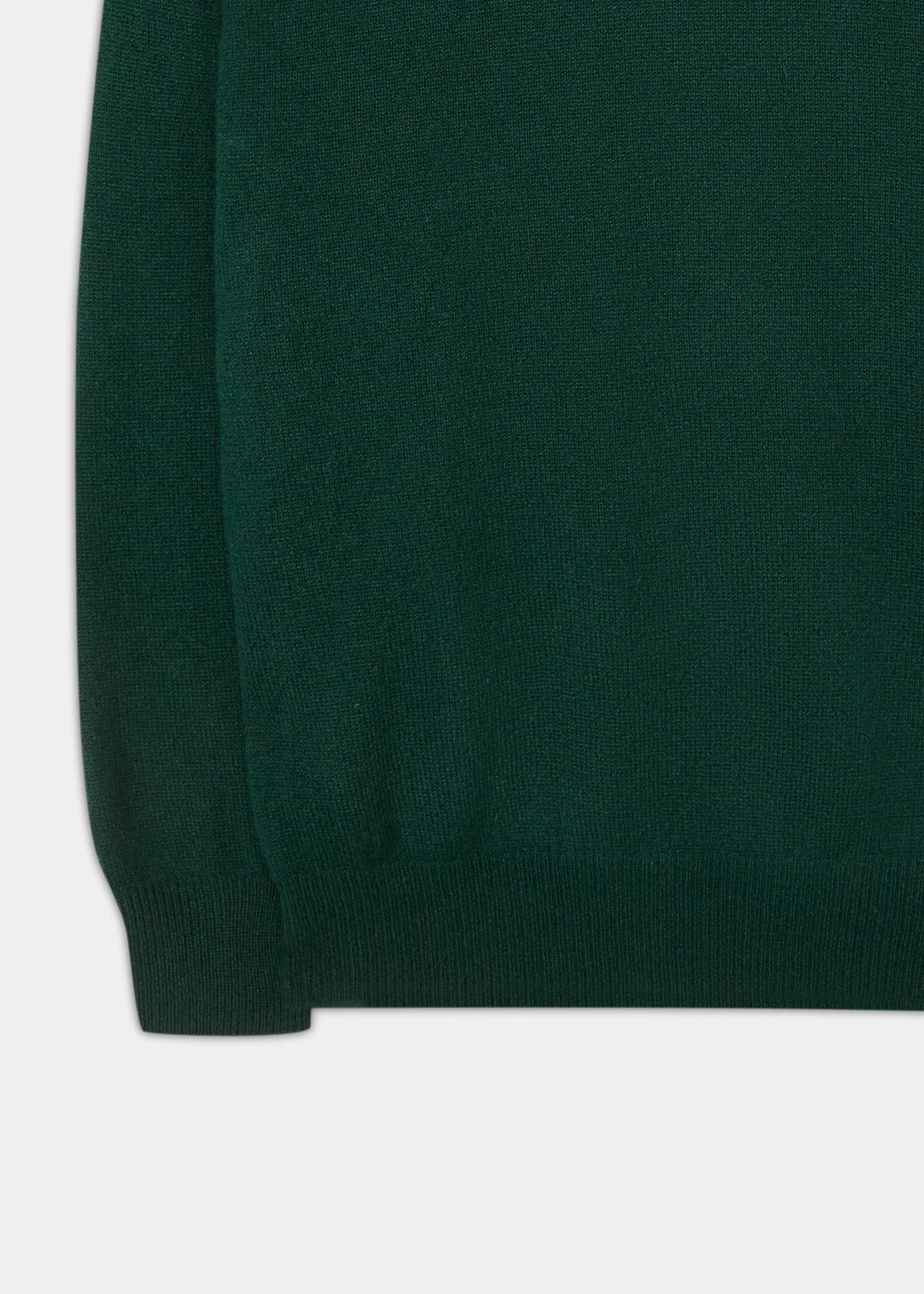 Dorset Men's Lambswool Jumper in Tartan Green - Classic Fit