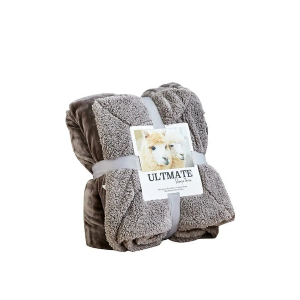 Double Thick Flannel Fleece Breathable Soft Warm Blanket