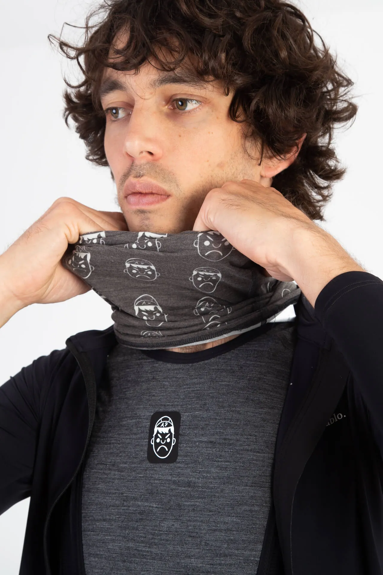 EarthTone Logo Neck Warmer / Graphite