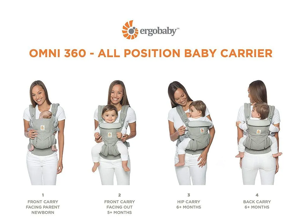 Ergobaby - Omni 360 Cool Air Mesh Carrier - Raven