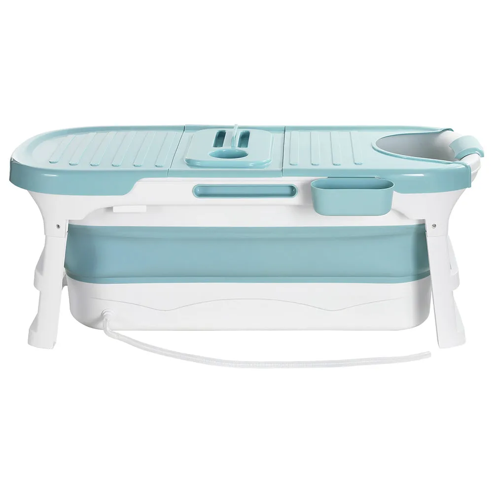 Extra-Large Foldable Bathtub with Cover Plate, Foot Massage - Weisshorn