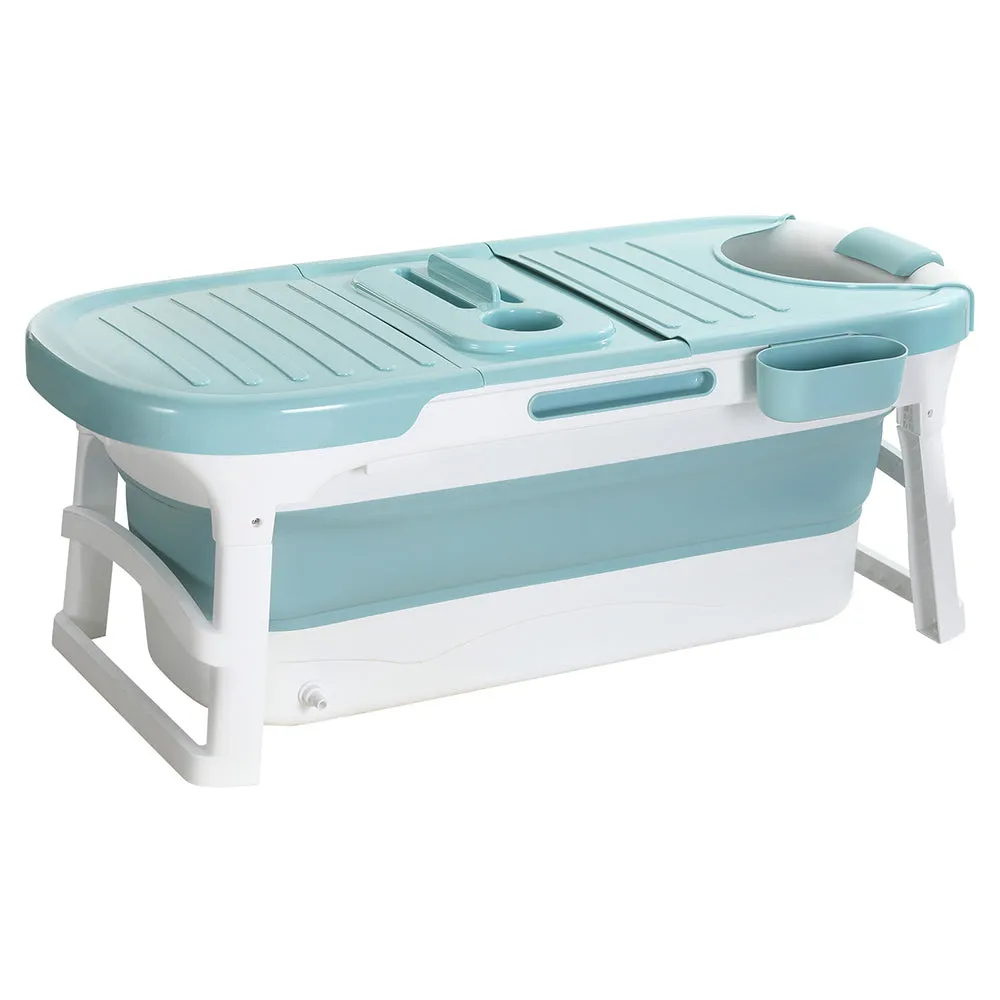 Extra-Large Foldable Bathtub with Cover Plate, Foot Massage - Weisshorn