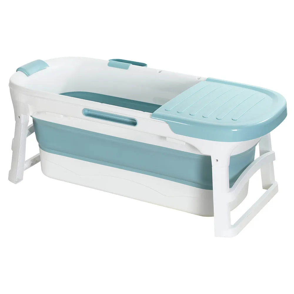 Extra-Large Foldable Bathtub with Cover Plate, Foot Massage - Weisshorn