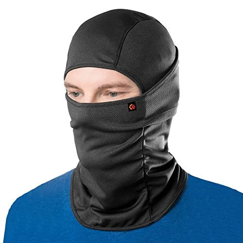 Face Protection Mask for Men and Women, Outdoor Mask for Bikers (Black)