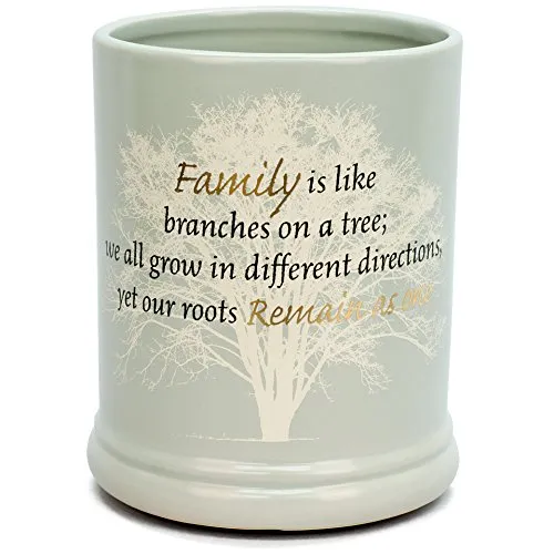 Family Tree Ceramic Stoneware Electric Large Jar Candle Warmer