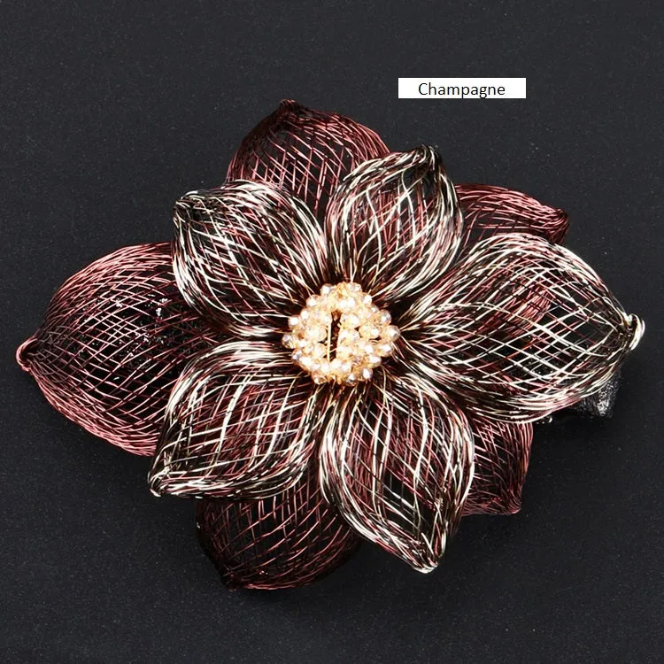 Hair Clip Wire Flower