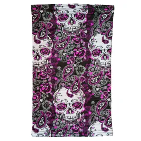 Hot Leathers HWN2008 Paisley Skull Neck Gaiter Mask