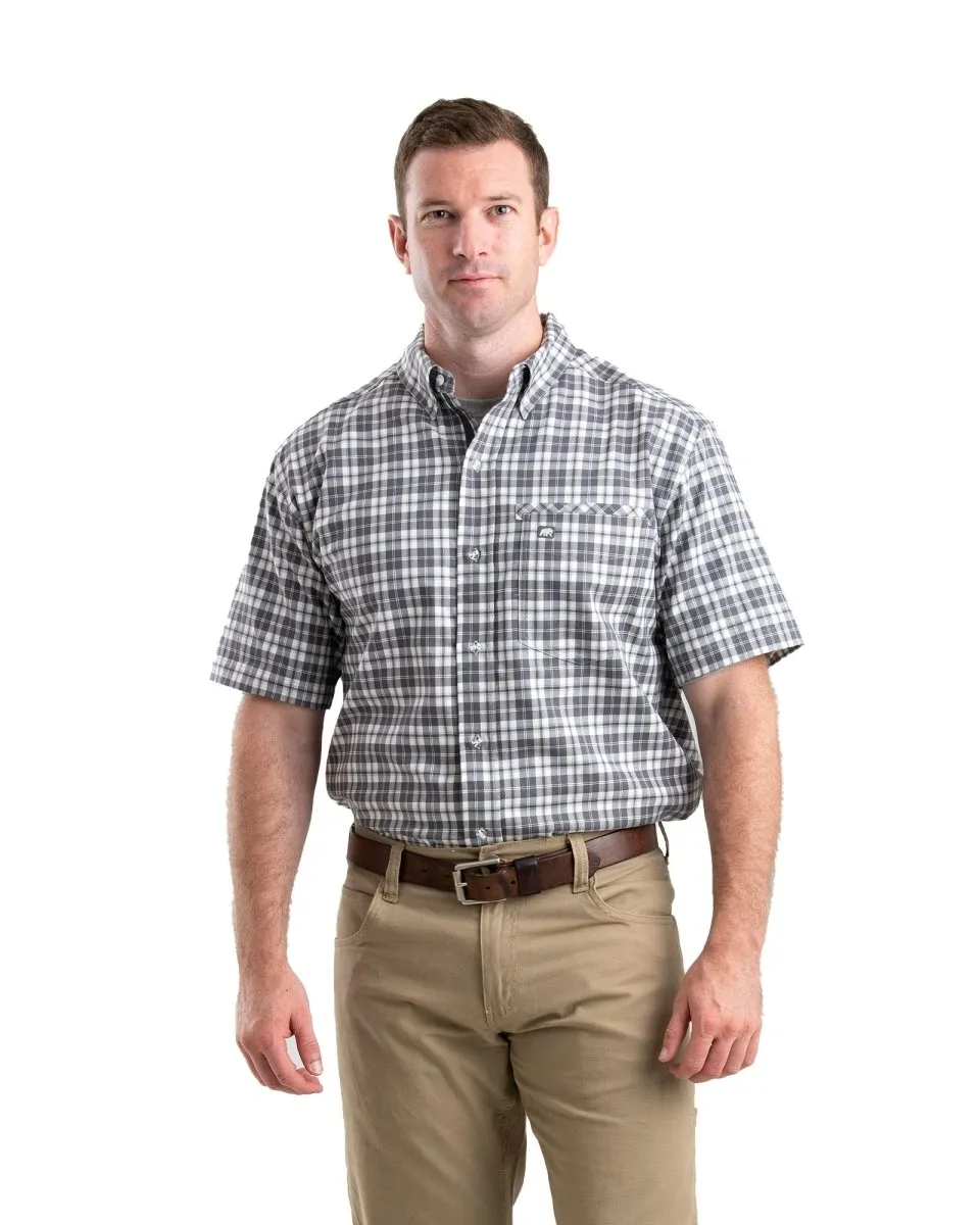 Men's Flex Short Sleeve Button Down Work Shirt