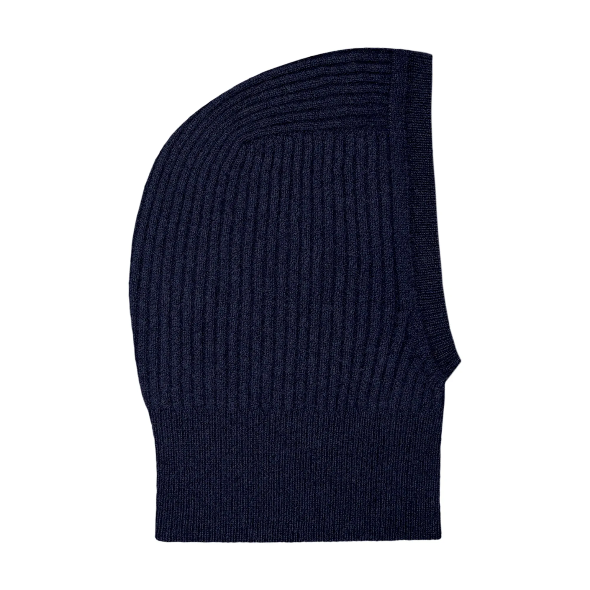 Merino Cashmere Ribbed Balaclava