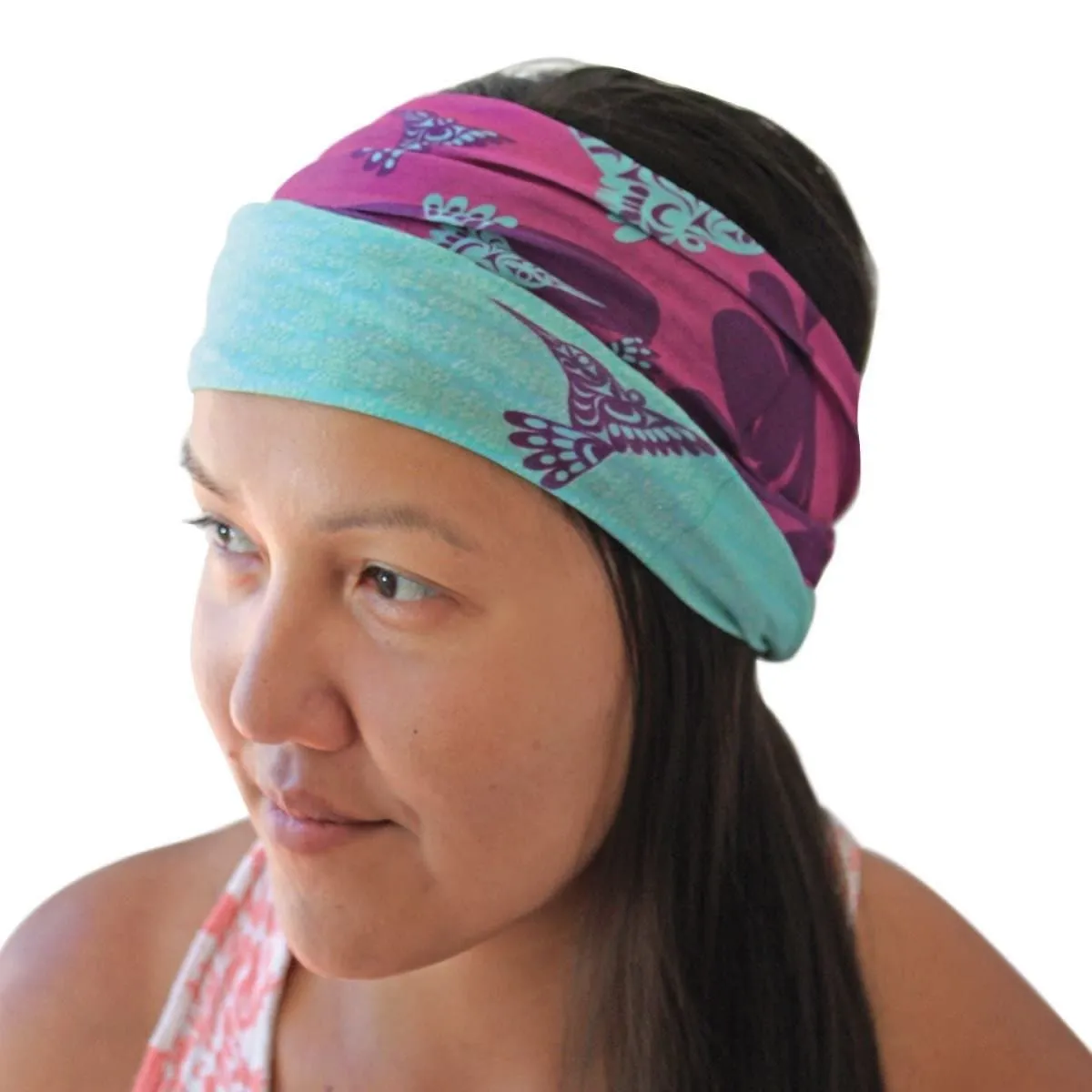 Multifunctional headwear - Hummingbird, Joe Wilson-Sxwaset