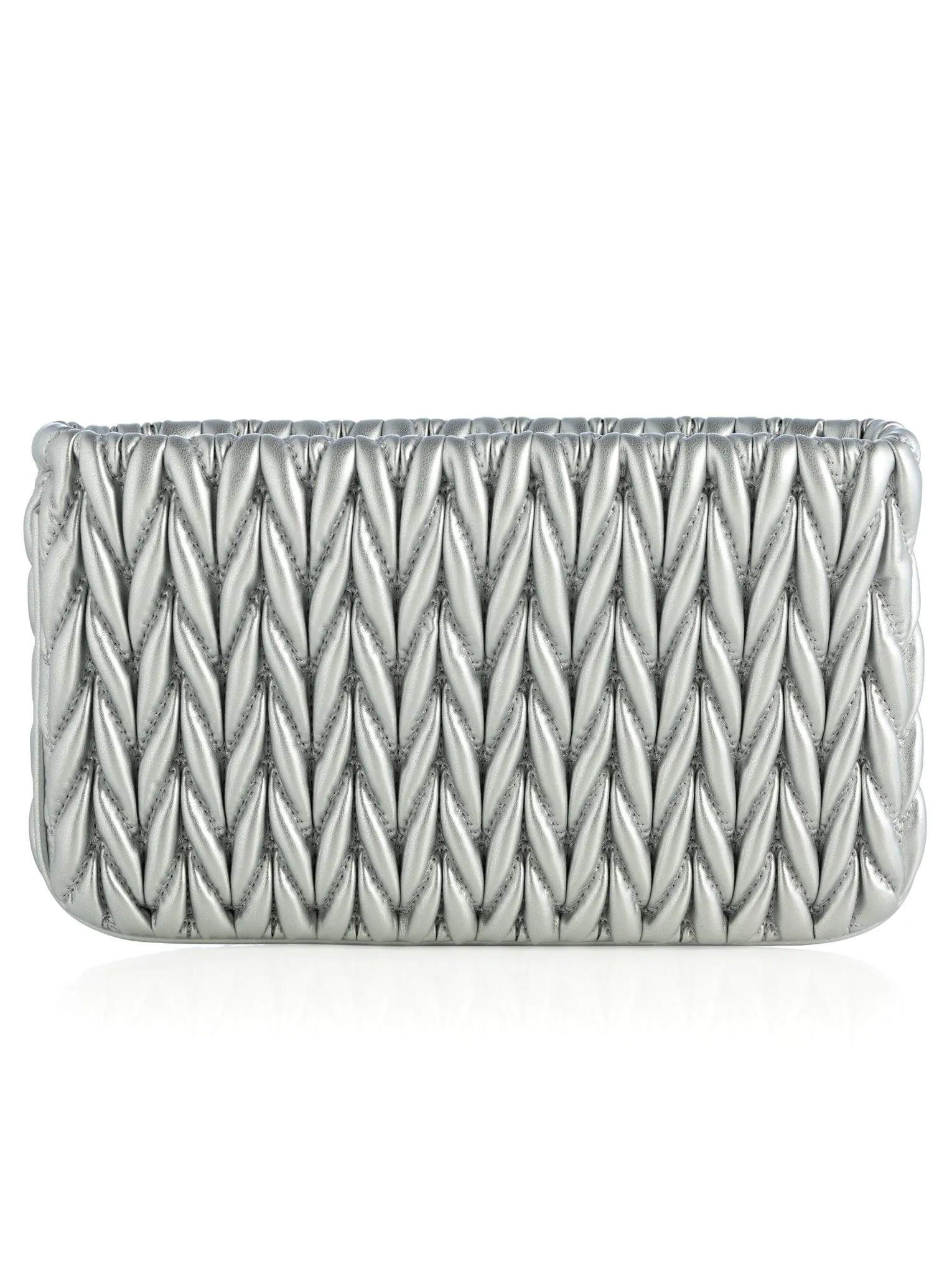 Shiraleah Jody Zip Pouch, Silver