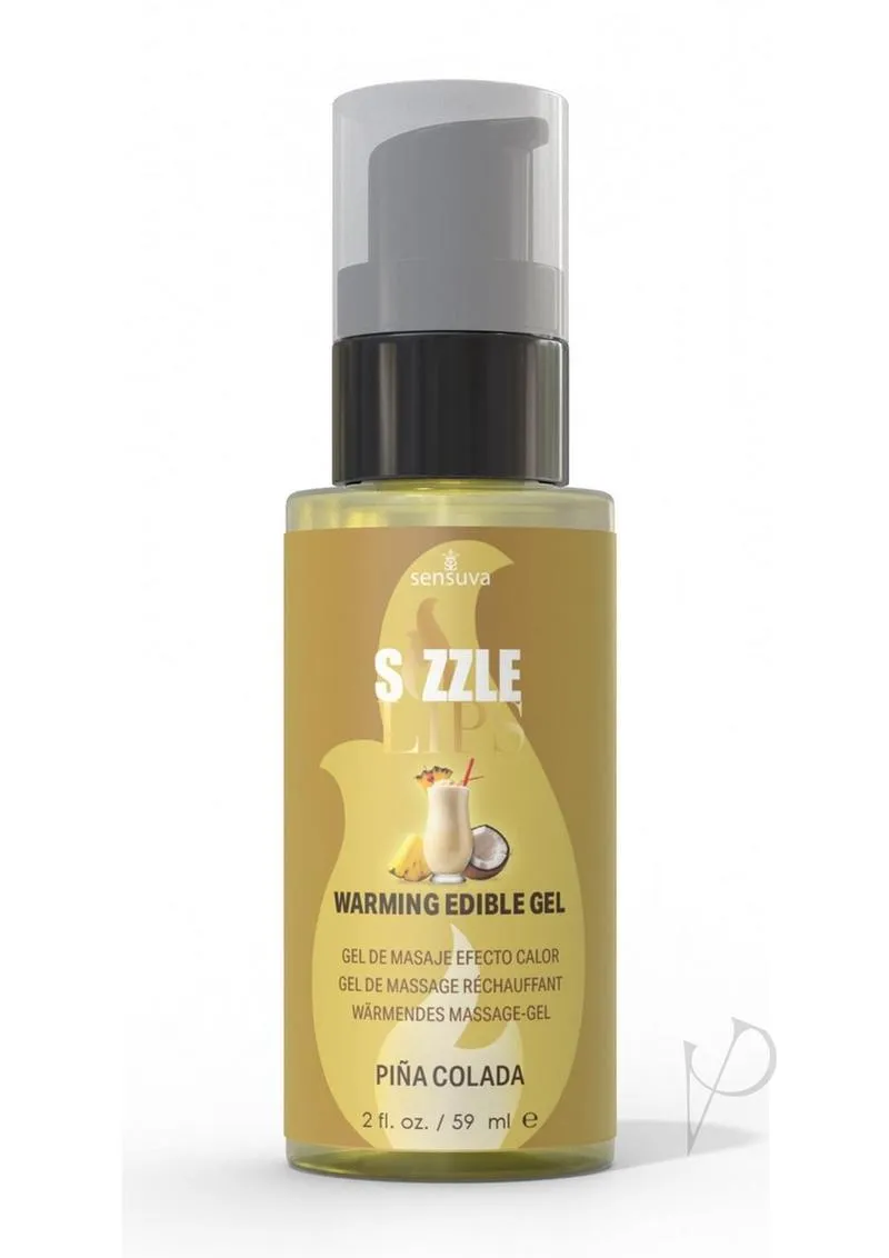 Sizzle Lips Warming Gel Pina Colada 2oz