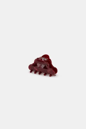 SUI AVA HAIR CLAW LENE ELEGANCE MINI BORDEAUX