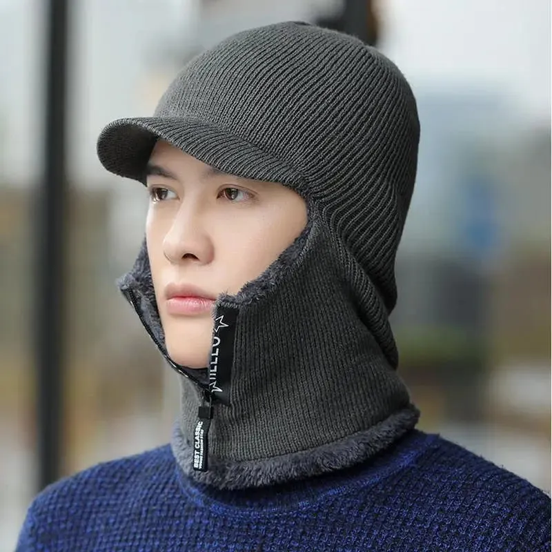 TEEK - Warm Wool Ear & Neck Protection Cap