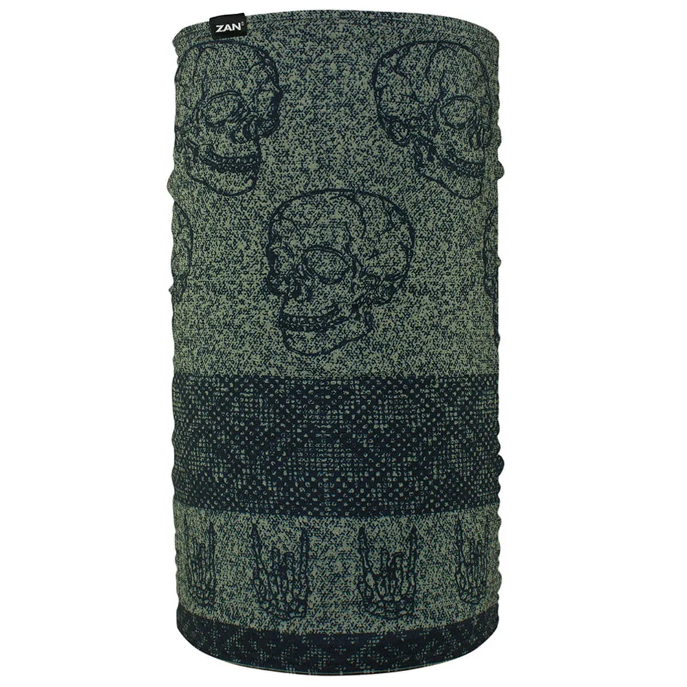 TF123 Motley TubeÂ® Fleece Lined- Skull Fairisle