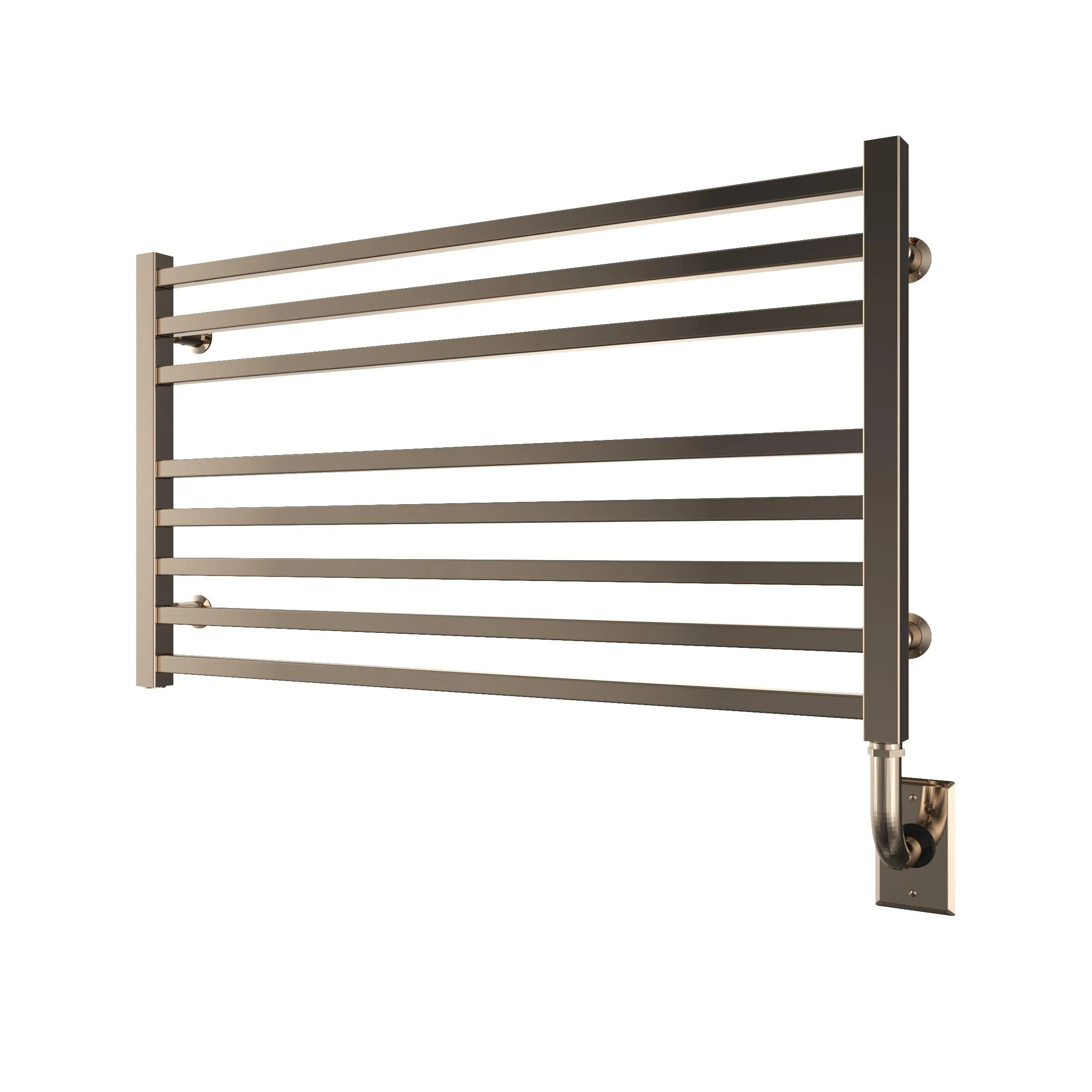 Tuzio Avento Hardwired or Plug in Towel Warmer - 35.5"w x 19"h