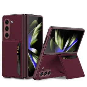 Velox Leather Case for Galaxy Z Fold 5 With Card Slot