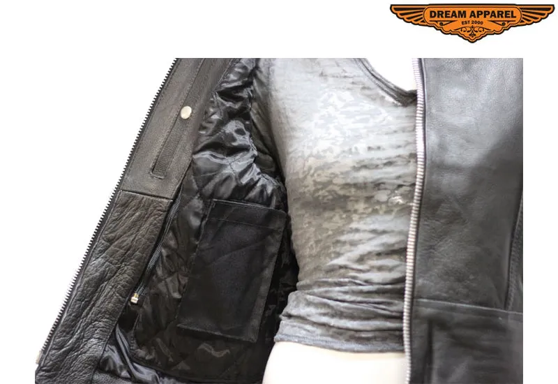 Womens Leather Jacket With Z/o Lining